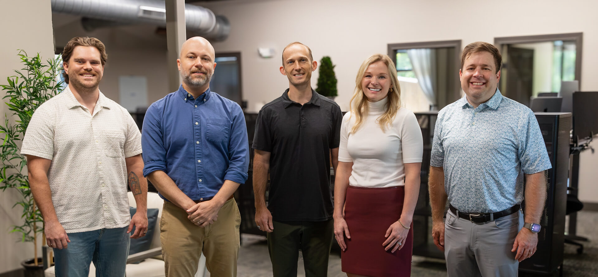 The Story team standing together